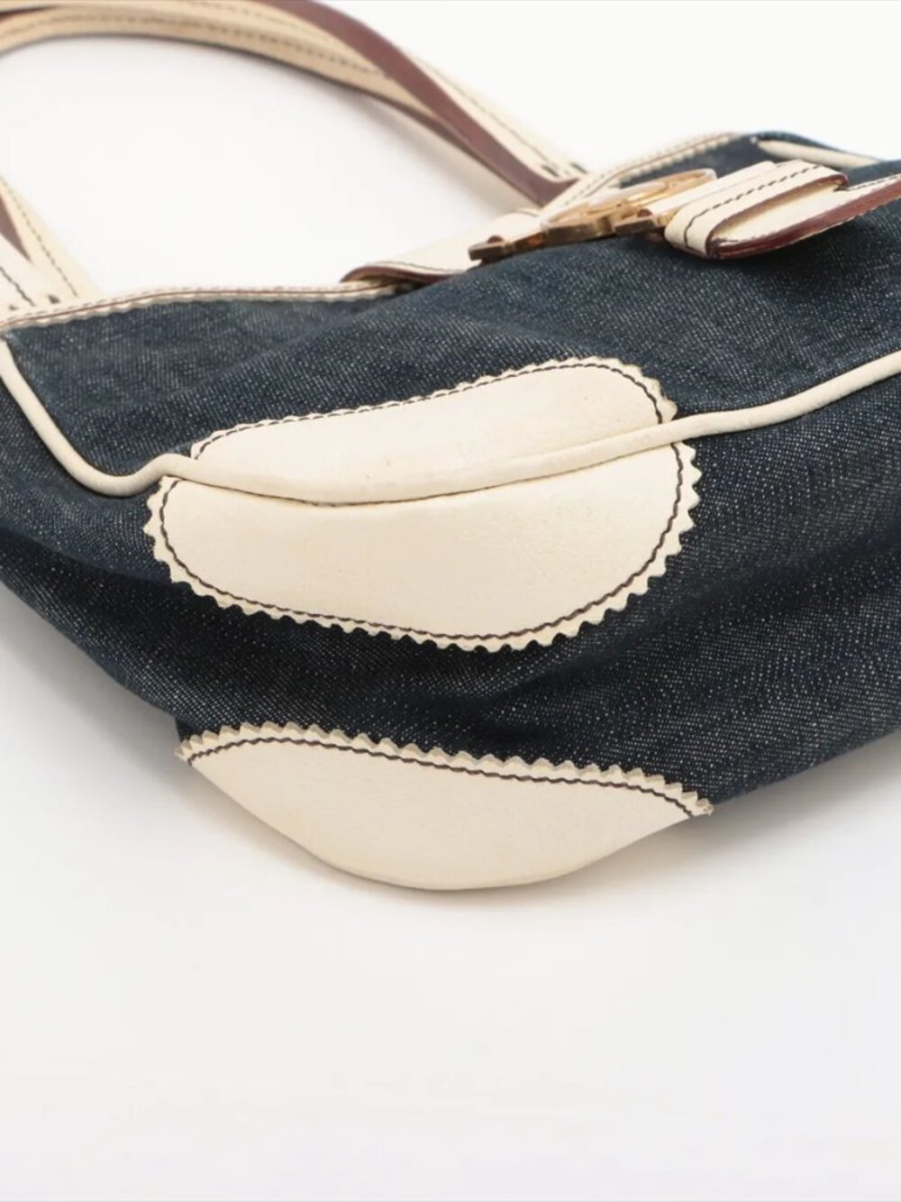 MIU MIU DENIM SHOULDER BAG J17 - Picture 4 of 14